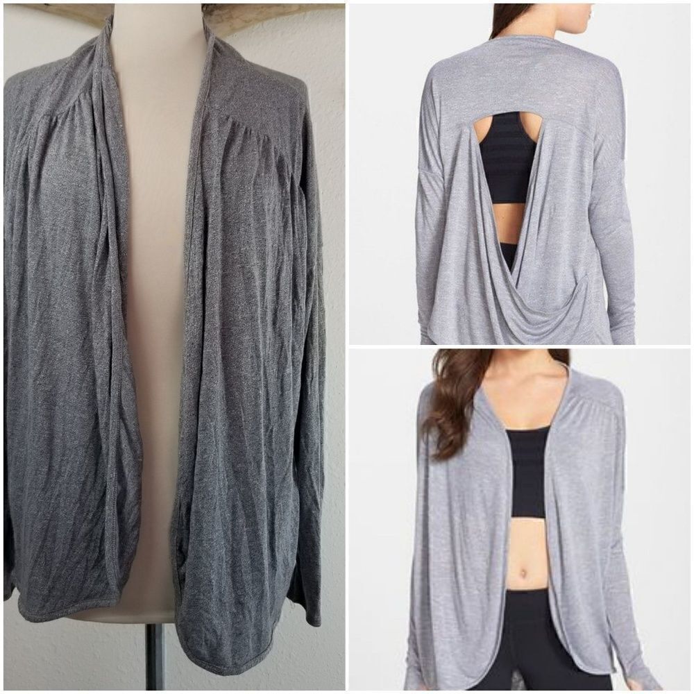 Zella Athena open back drape yoga wrap